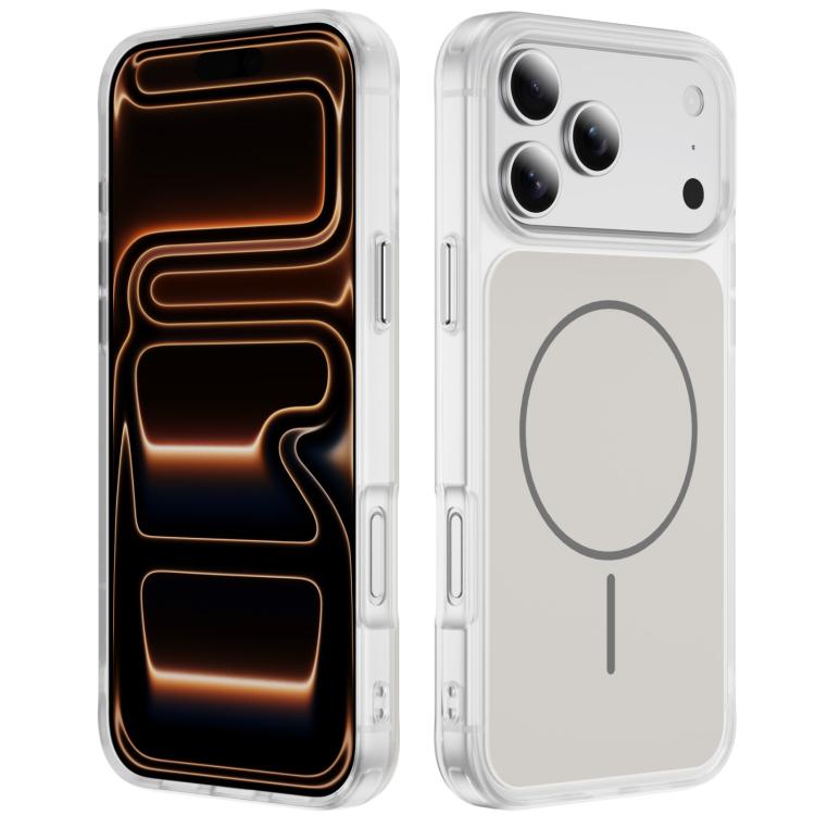 水晶霧面 Skin Feel 磁吸 MagSafe 手機殼，適用於 iPhone 17 Pro Max、iPhone 17 Pro、iPhone 17、iPhone Air