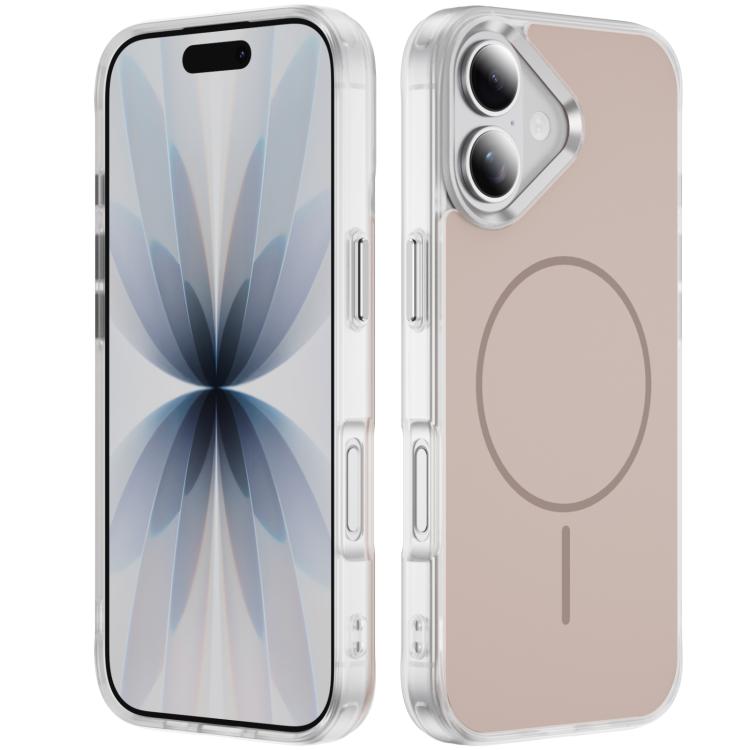 水晶霧面 Skin Feel 磁吸 MagSafe 手機殼，適用於 iPhone 17 Pro Max、iPhone 17 Pro、iPhone 17、iPhone Air