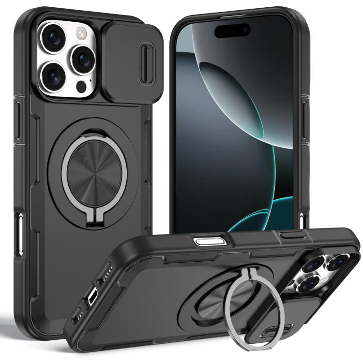 Camshield 旋轉支架 MagSafe 手機殼，適用於 iPhone 17 Pro Max、iPhone 17 Pro、iPhone 16 Pro Max、iPhone 16 Pro、iPhone 16 Plus、iPhone 16、iPhone 15 Pro Max、iPhone 15 Pro