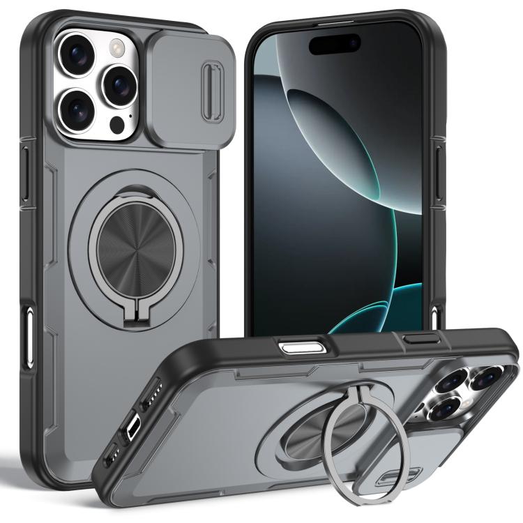 Camshield 旋轉支架 MagSafe 手機殼，適用於 iPhone 17 Pro Max、iPhone 17 Pro、iPhone 16 Pro Max、iPhone 16 Pro、iPhone 16 Plus、iPhone 16、iPhone 15 Pro Max、iPhone 15 Pro