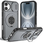 Camshield 旋轉支架 MagSafe 手機殼，適用於 iPhone 17 Pro Max、iPhone 17 Pro、iPhone 16 Pro Max、iPhone 16 Pro、iPhone 16 Plus、iPhone 16、iPhone 15 Pro Max、iPhone 15 Pro