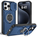 Camshield 旋轉支架 MagSafe 手機殼，適用於 iPhone 17 Pro Max、iPhone 17 Pro、iPhone 16 Pro Max、iPhone 16 Pro、iPhone 16 Plus、iPhone 16、iPhone 15 Pro Max、iPhone 15 Pro