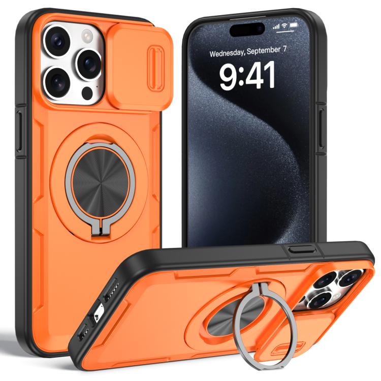Camshield 旋轉支架 MagSafe 手機殼，適用於 iPhone 17 Pro Max、iPhone 17 Pro、iPhone 16 Pro Max、iPhone 16 Pro、iPhone 16 Plus、iPhone 16、iPhone 15 Pro Max、iPhone 15 Pro