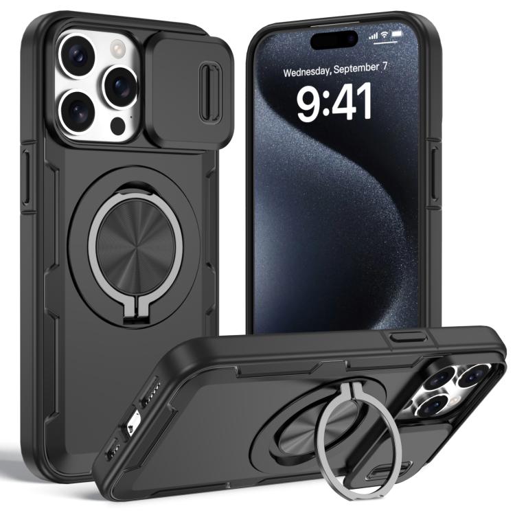 Camshield 旋轉支架 MagSafe 手機殼，適用於 iPhone 17 Pro Max、iPhone 17 Pro、iPhone 16 Pro Max、iPhone 16 Pro、iPhone 16 Plus、iPhone 16、iPhone 15 Pro Max、iPhone 15 Pro