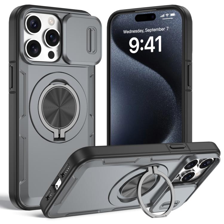 Camshield 旋轉支架 MagSafe 手機殼，適用於 iPhone 17 Pro Max、iPhone 17 Pro、iPhone 16 Pro Max、iPhone 16 Pro、iPhone 16 Plus、iPhone 16、iPhone 15 Pro Max、iPhone 15 Pro