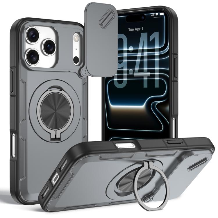 Camshield 旋轉支架 MagSafe 手機殼，適用於 iPhone 17 Pro Max、iPhone 17 Pro、iPhone 16 Pro Max、iPhone 16 Pro、iPhone 16 Plus、iPhone 16、iPhone 15 Pro Max、iPhone 15 Pro