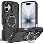 Camshield 旋轉支架 MagSafe 手機殼，適用於 iPhone 17 Pro Max、iPhone 17 Pro、iPhone 16 Pro Max、iPhone 16 Pro、iPhone 16 Plus、iPhone 16、iPhone 15 Pro Max、iPhone 15 Pro