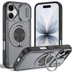 Camshield 旋轉支架 MagSafe 手機殼，適用於 iPhone 17 Pro Max、iPhone 17 Pro、iPhone 16 Pro Max、iPhone 16 Pro、iPhone 16 Plus、iPhone 16、iPhone 15 Pro Max、iPhone 15 Pro