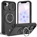 Camshield 旋轉支架 MagSafe 手機殼，適用於 iPhone 17 Pro Max、iPhone 17 Pro、iPhone 16 Pro Max、iPhone 16 Pro、iPhone 16 Plus、iPhone 16、iPhone 15 Pro Max、iPhone 15 Pro