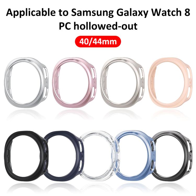 xDfind PC 鏤空半覆蓋錶殼保護套，適用於 Samsung Galaxy Watch8 Classic 46mm，適用於 Samsung Galaxy Watch8 44mm，適用於 Samsung Galaxy Watch8 40mm