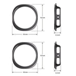 xDfind PC 鏤空半覆蓋錶殼保護套，適用於 Samsung Galaxy Watch8 Classic 46mm，適用於 Samsung Galaxy Watch8 44mm，適用於 Samsung Galaxy Watch8 40mm