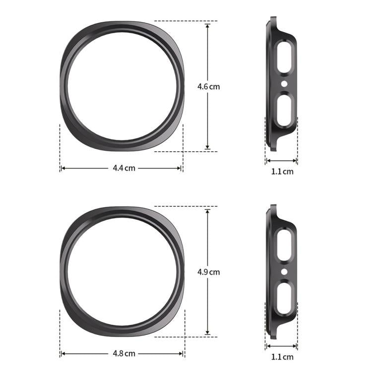 xDfind PC 鏤空半覆蓋錶殼保護套，適用於 Samsung Galaxy Watch8 Classic 46mm，適用於 Samsung Galaxy Watch8 44mm，適用於 Samsung Galaxy Watch8 40mm