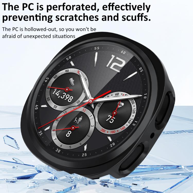 xDfind PC 鏤空半覆蓋錶殼保護套，適用於 Samsung Galaxy Watch8 Classic 46mm，適用於 Samsung Galaxy Watch8 44mm，適用於 Samsung Galaxy Watch8 40mm