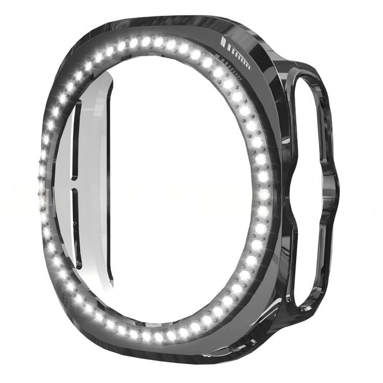 xDfind 單排鑽石鏤空PC錶殼，適用三星 Galaxy Watch Ultra 47mm / Ultra 2025
