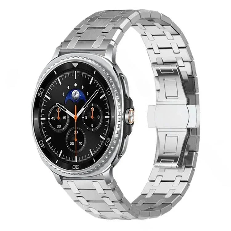 蝴蝶扣鈦合金錶帶，適用於 Samsung Galaxy Watch Ultra 47mm / Ultra 2025，適用於 Samsung Galaxy Watch8 / Watch8 Classic