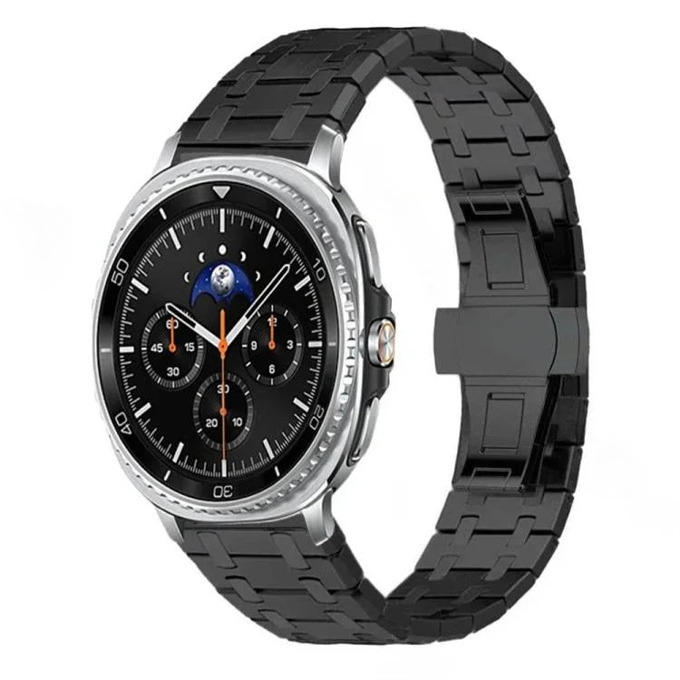 蝴蝶扣鈦合金錶帶，適用於 Samsung Galaxy Watch Ultra 47mm / Ultra 2025，適用於 Samsung Galaxy Watch8 / Watch8 Classic
