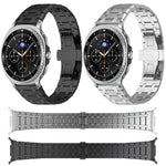 蝴蝶扣鈦合金錶帶，適用於 Samsung Galaxy Watch Ultra 47mm / Ultra 2025，適用於 Samsung Galaxy Watch8 / Watch8 Classic
