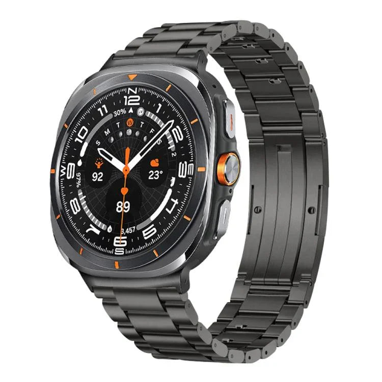 可拆卸三珠 HW 扣鈦合金錶帶，適用於 Samsung Galaxy Watch Ultra 47mm / Ultra 2025，適用於 Samsung Galaxy Watch8 / Watch8 Classic