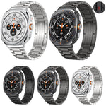 可拆卸三珠 HW 扣鈦合金錶帶，適用於 Samsung Galaxy Watch Ultra 47mm / Ultra 2025，適用於 Samsung Galaxy Watch8 / Watch8 Classic