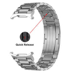 可拆卸三珠 HW 扣鈦合金錶帶，適用於 Samsung Galaxy Watch Ultra 47mm / Ultra 2025，適用於 Samsung Galaxy Watch8 / Watch8 Classic