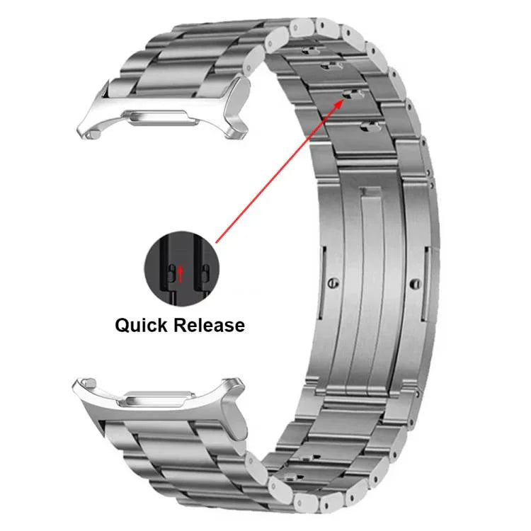 可拆卸三珠 HW 扣鈦合金錶帶，適用於 Samsung Galaxy Watch Ultra 47mm / Ultra 2025，適用於 Samsung Galaxy Watch8 / Watch8 Classic