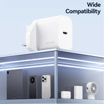 USAMS CC227 T65 PD20W USB-C / Type-C 單埠快充充電器，英規插頭，CC227
