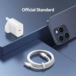 USAMS CC227 T65 PD20W USB-C / Type-C 單埠快充充電器，英規插頭，CC227