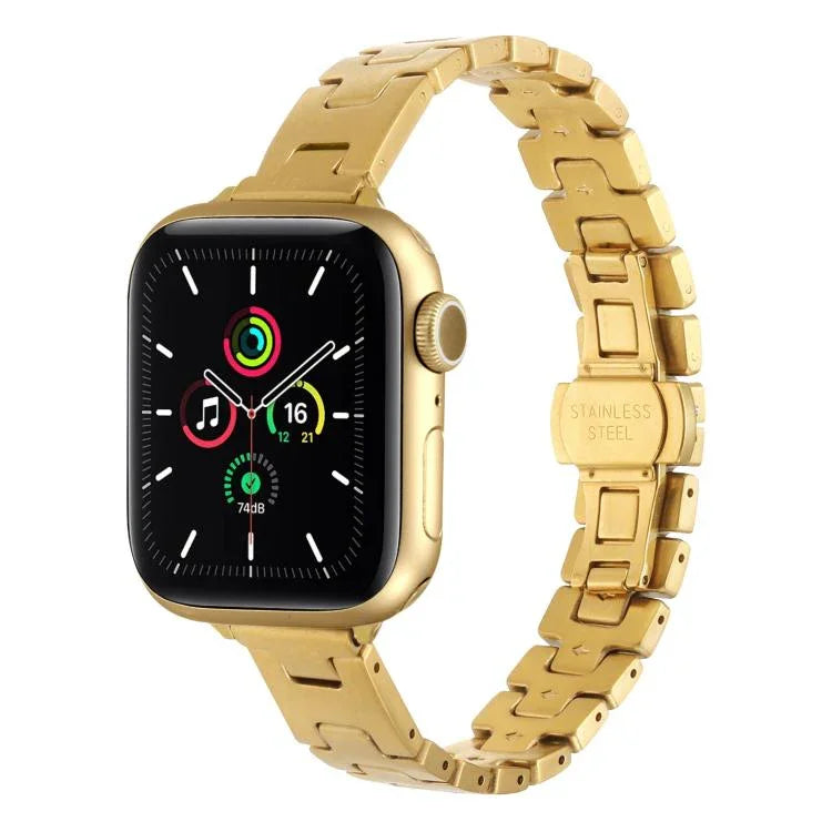 H 型寬度 14mm 不鏽鋼金屬錶帶，適用於 Apple Watch 46mm / 49mm / 45mm / 44mm，適用於 Apple Watch 42mm / 41mm / 40mm / 38mm