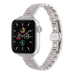H 型寬度 14mm 不鏽鋼金屬錶帶，適用於 Apple Watch 46mm / 49mm / 45mm / 44mm，適用於 Apple Watch 42mm / 41mm / 40mm / 38mm