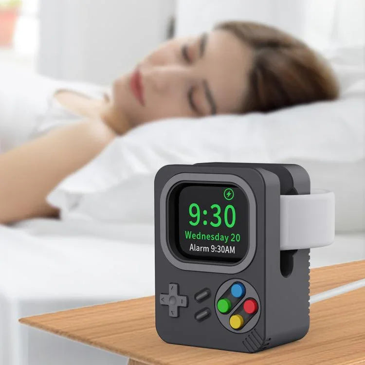 Apple Watch ZX-ZJ01 復古遊戲主機矽膠充電支架底座