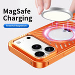 散熱 MagSafe 磁吸支架金屬手機殼，適用於 iPhone 17 Pro Max、iPhone 17 Pro、iPhone 17