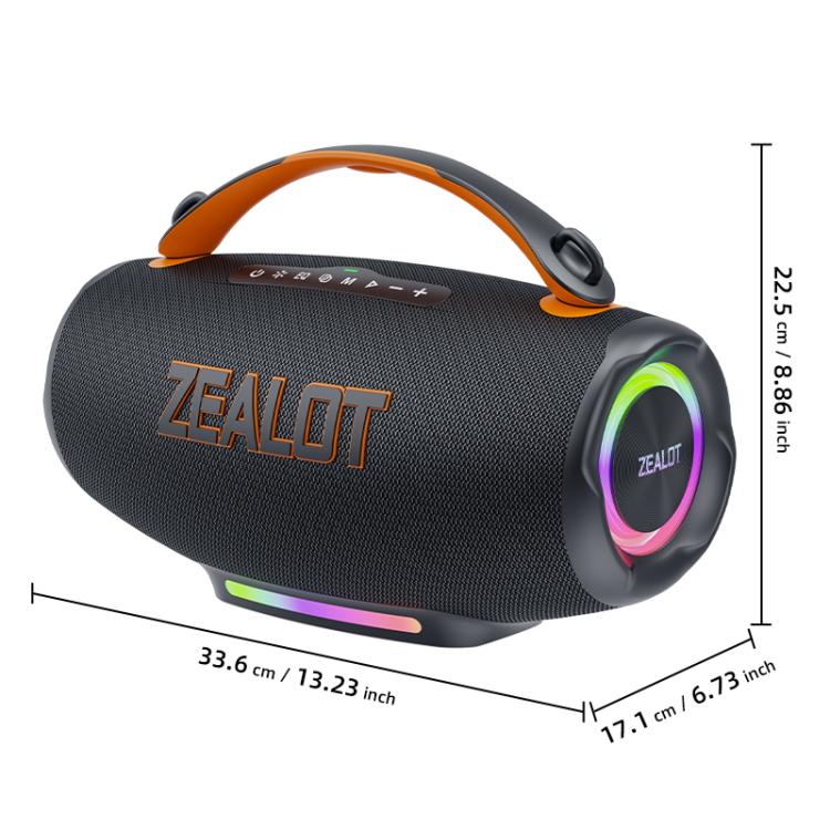 Zealot S167 100W 便攜手持戶外 RGB 藍牙喇叭