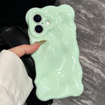 雲朵風格 TPU 防震手機殼，適用於 iPhone 17 Pro Max、iPhone 17 Pro、iPhone 17、iPhone Air、iPhone 16 Pro Max、iPhone 16 Pro、iPhone 16 Plus、iPhone 16
