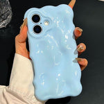 雲朵風格 TPU 防震手機殼，適用於 iPhone 17 Pro Max、iPhone 17 Pro、iPhone 17、iPhone Air、iPhone 16 Pro Max、iPhone 16 Pro、iPhone 16 Plus、iPhone 16