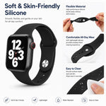 5入裝 xDfind 純色矽膠運動錶帶，適用於 Apple Watch 42 / 44 / 45 / 46 / 49mm，適用於 Apple Watch 38 / 40 / 41 / S11 42mm