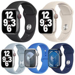 5入裝 xDfind 純色矽膠運動錶帶，適用於 Apple Watch 42 / 44 / 45 / 46 / 49mm，適用於 Apple Watch 38 / 40 / 41 / S11 42mm