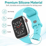 5入裝 xDfind 蝴蝶扣矽膠錶帶，適用於 Apple Watch 42 / 44 / 45 / 46 / 49mm，適用於 Apple Watch 38 / 40 / 41 / S11 42mm
