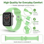 5入裝 xDfind 蝴蝶扣矽膠錶帶，適用於 Apple Watch 42 / 44 / 45 / 46 / 49mm，適用於 Apple Watch 38 / 40 / 41 / S11 42mm