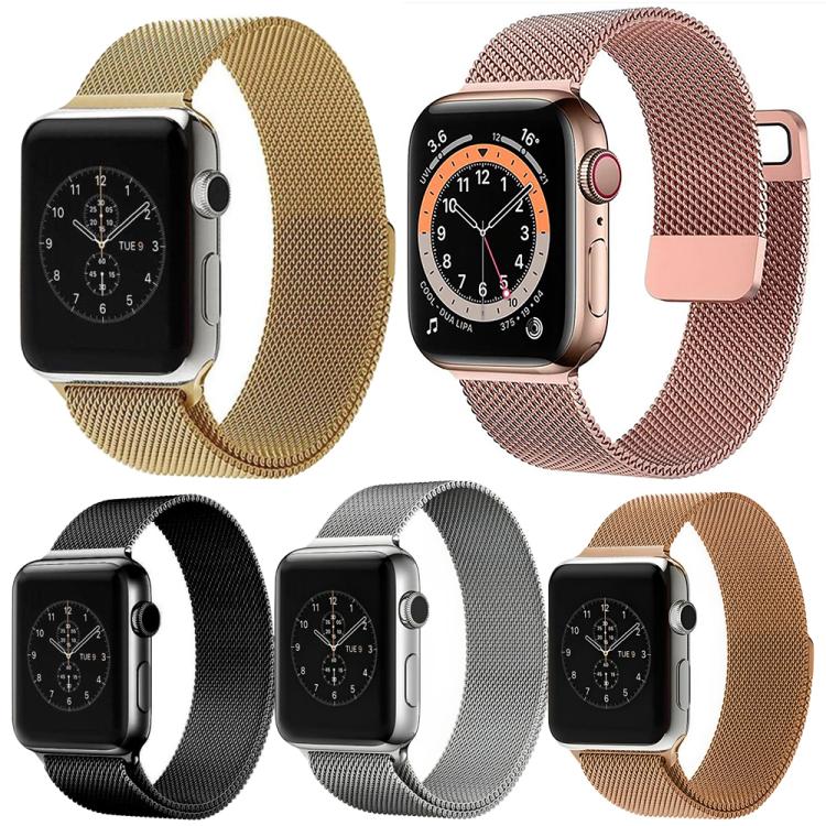 5入裝 xDfind 米蘭尼斯環磁吸金屬錶帶，適用於 Apple Watch 42 / 44 / 45 / 46 / 49mm，適用於 Apple Watch 38 / 40 / 41 / S11 42mm