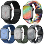 5入裝 xDfind 磁吸扣環編織錶帶，適用於 Apple Watch 42 / 44 / 45 / 46 / 49mm，適用於 Apple Watch 38 / 40 / 41 / S11 42mm
