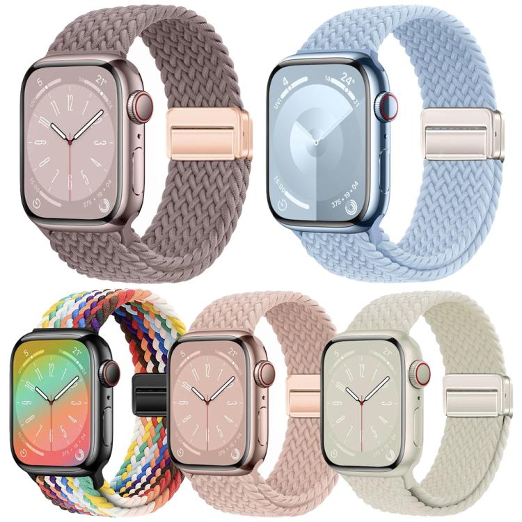 5入裝 xDfind 磁吸扣環編織錶帶，適用於 Apple Watch 42 / 44 / 45 / 46 / 49mm，適用於 Apple Watch 38 / 40 / 41 / S11 42mm