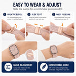 5入裝 xDfind 磁吸扣環編織錶帶，適用於 Apple Watch 42 / 44 / 45 / 46 / 49mm，適用於 Apple Watch 38 / 40 / 41 / S11 42mm