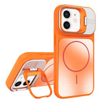 AG霧面鏡頭支架MagSafe手機殼，適用於iPhone 12、iPhone 12 Pro Max、iPhone 12 Pro、iPhone 11