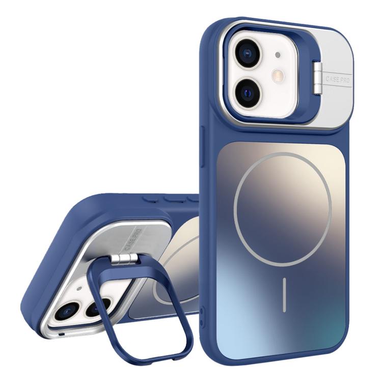 AG霧面鏡頭支架MagSafe手機殼，適用於iPhone 12、iPhone 12 Pro Max、iPhone 12 Pro、iPhone 11