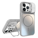 AG霧面鏡頭支架MagSafe手機殼，適用於iPhone 12、iPhone 12 Pro Max、iPhone 12 Pro、iPhone 11