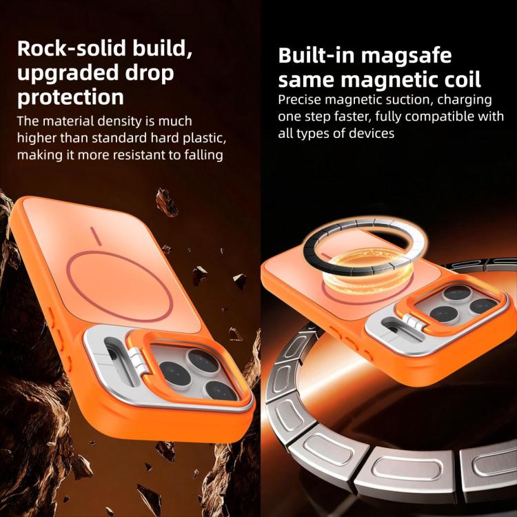 AG霧面鏡頭支架MagSafe手機殼，適用於iPhone 12、iPhone 12 Pro Max、iPhone 12 Pro、iPhone 11