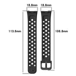 5 Pack xDfind Hole Style Breathable Silicone Watch Band, For Huawei Band 10 / 9 / 8