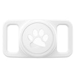 xDfind 矽膠寵物項圈追蹤器透明 PC 保護殼，適用於 AirTag 第二代 / AirTag 第一代