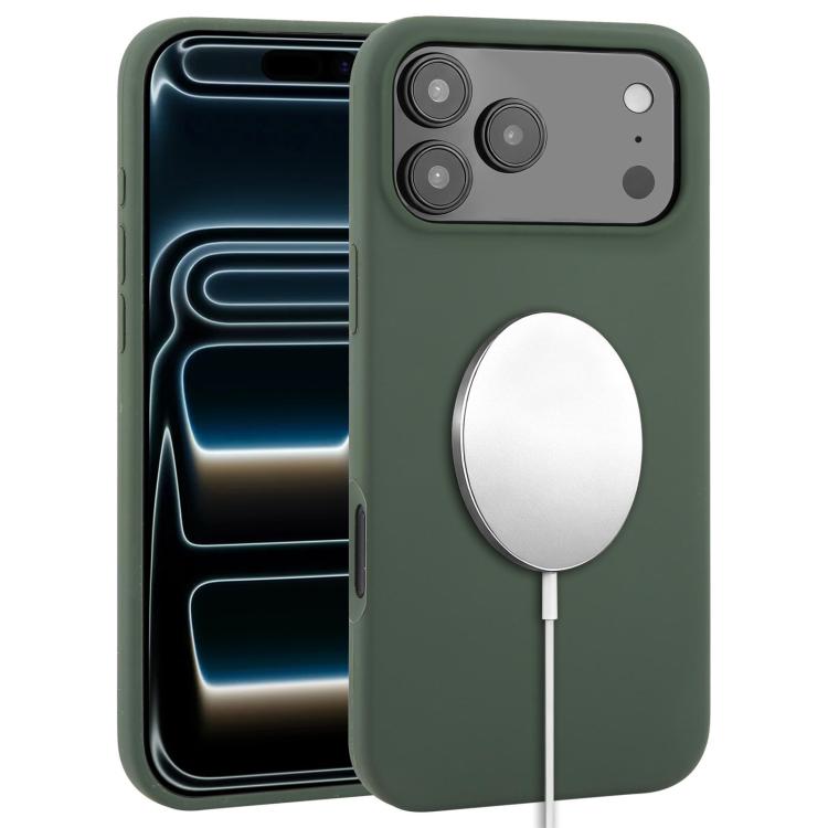 液態矽膠全覆蓋MagSafe手機殼，適用於iPhone 17 Pro Max、iPhone 17 Pro、iPhone 17、iPhone Air