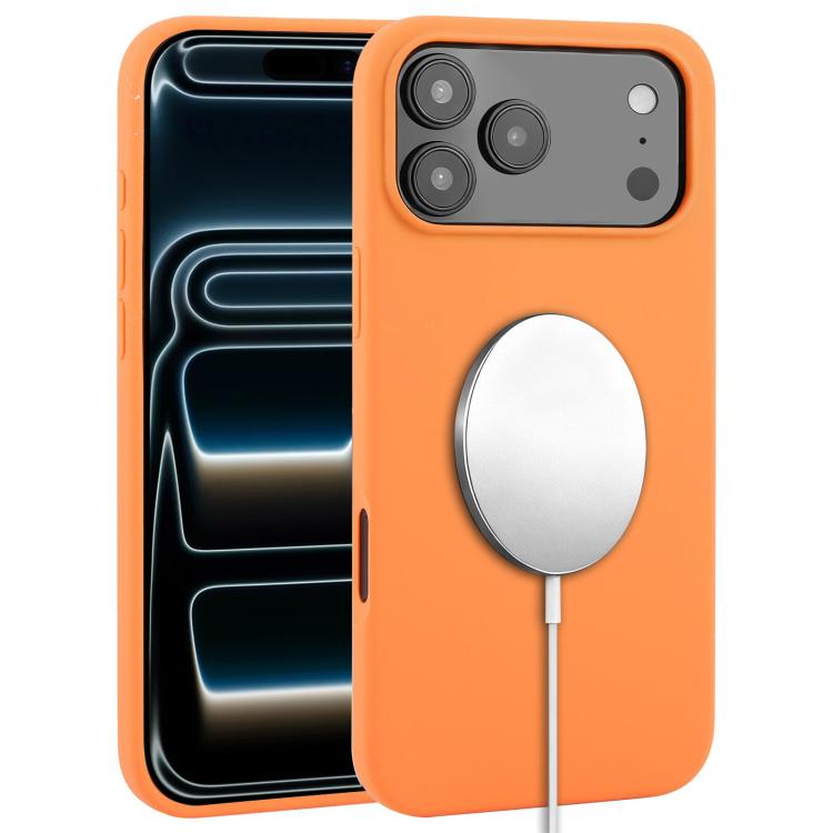 液態矽膠全覆蓋MagSafe手機殼，適用於iPhone 17 Pro Max、iPhone 17 Pro、iPhone 17、iPhone Air